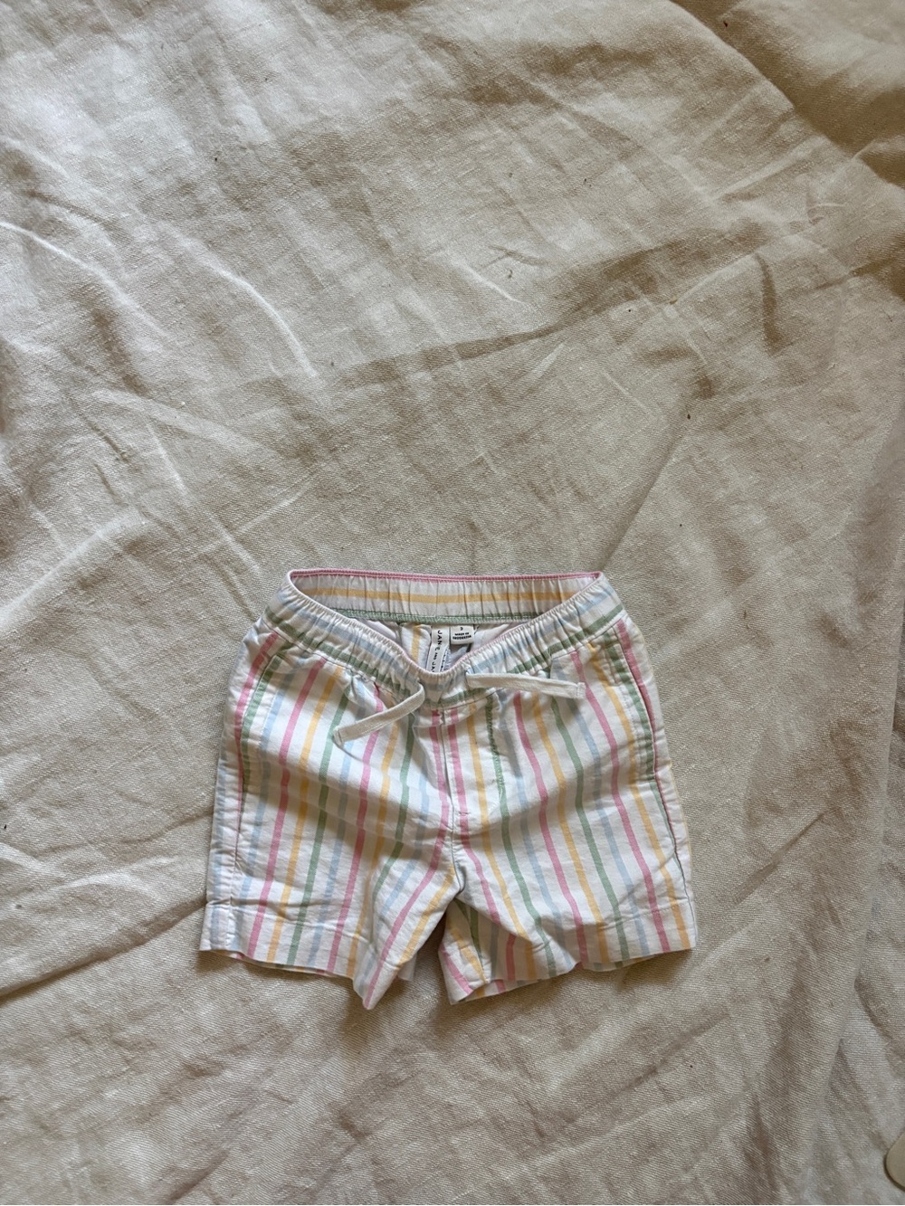 Janie & Jack Pastel Stripe Shorts